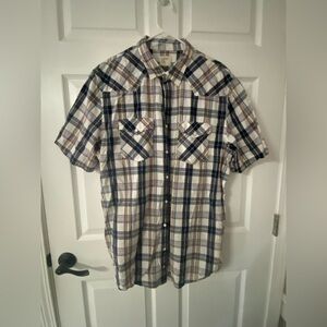1- OLD NAVY Buffalo Plaid COTTON Button Up Shirt